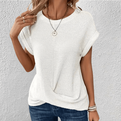 Nztrendys Sculpt Women’s Waffle-Knit Top