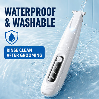 Waterproof washable trimming head for easy cleaning