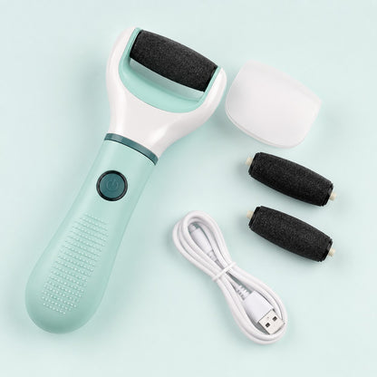 PediGlide with spare rollers, cleaning brush and USB cable