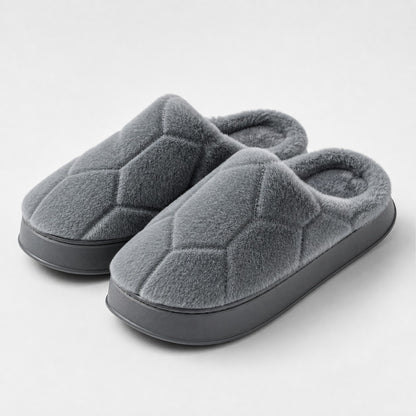 SnugHome unisex house slippers in gray
