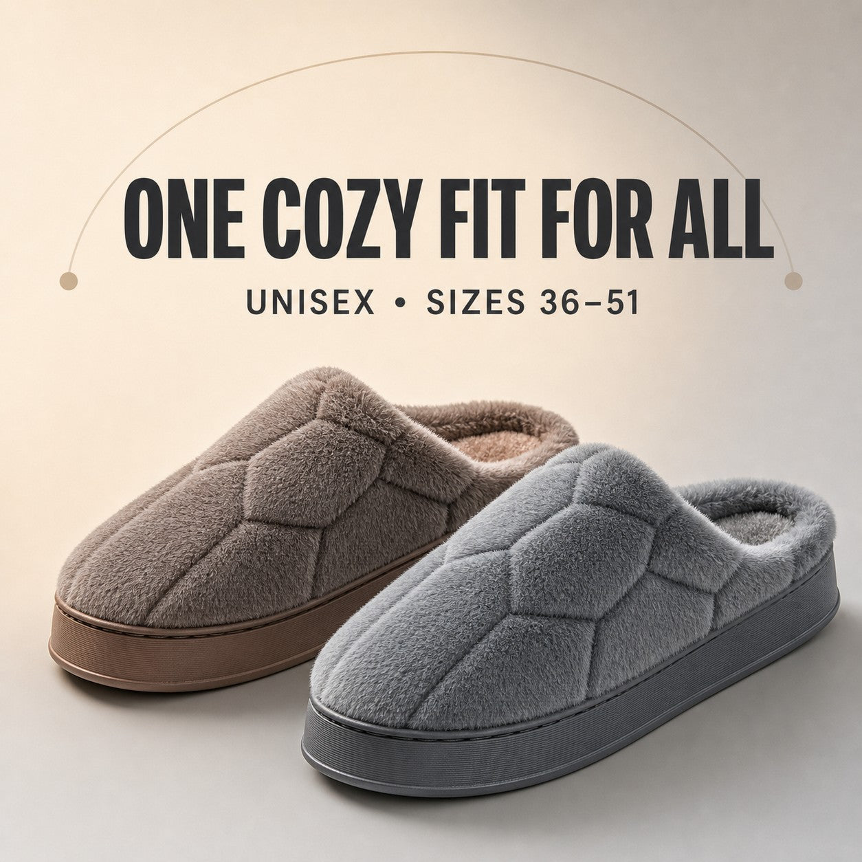 One cosy unisex fit for men and women