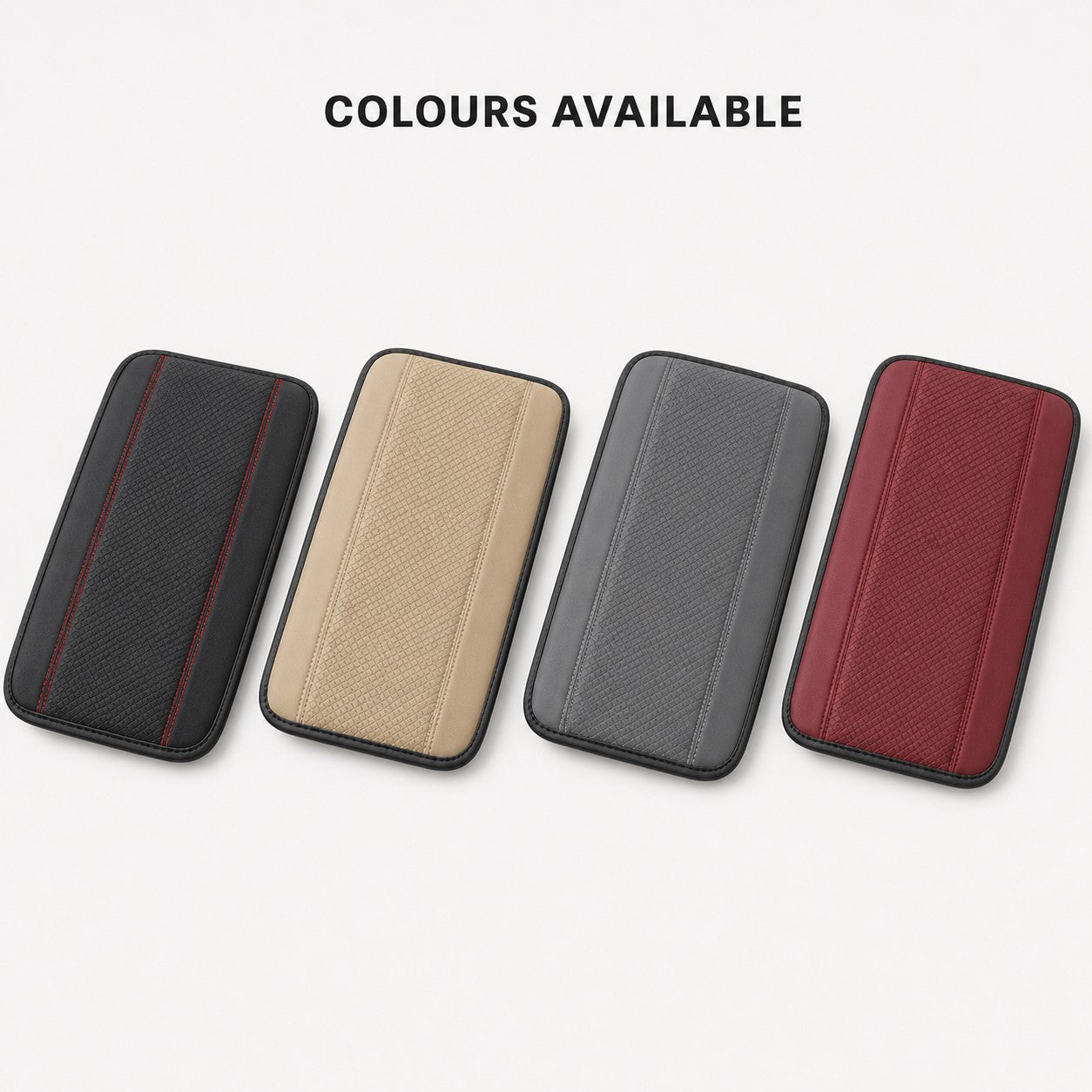 SoftRest armrest cover available in black, beige, grey and red