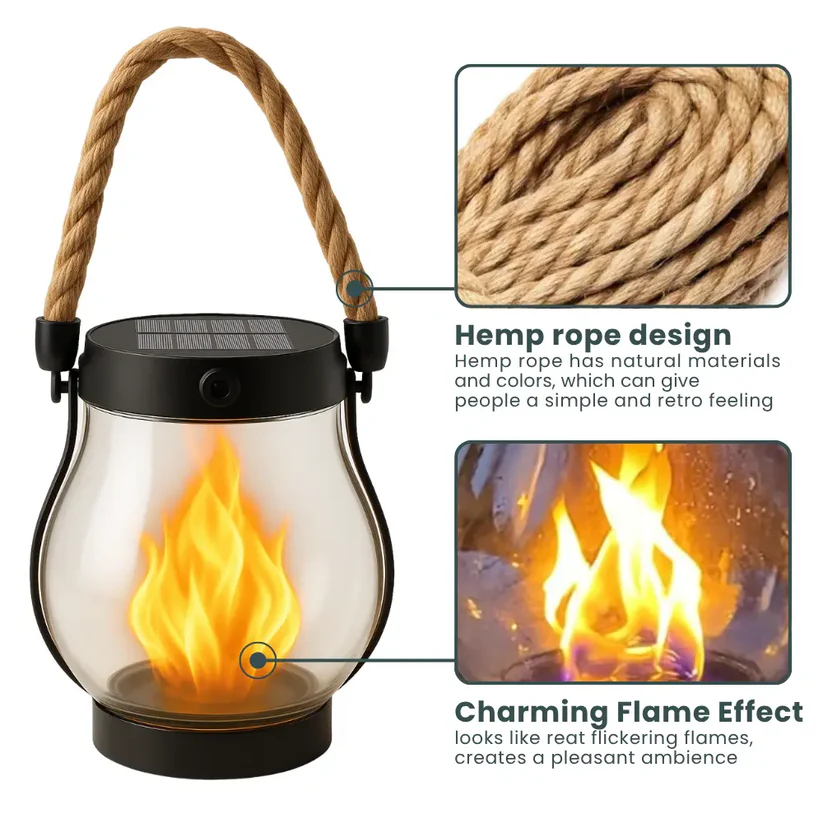 Solar Flame Lantern