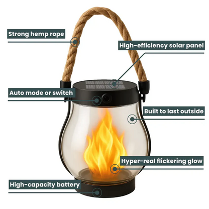 Solar Flame Lantern
