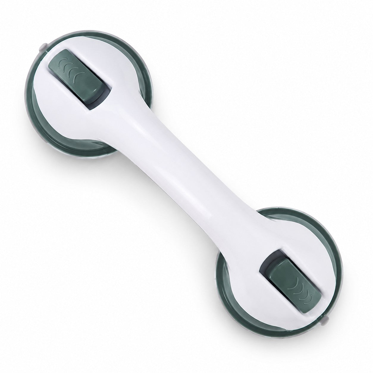 SteadyGrip suction cup shower grab bar in white