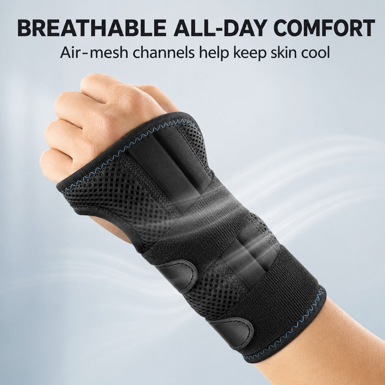 Breathable all-day comfort fabric