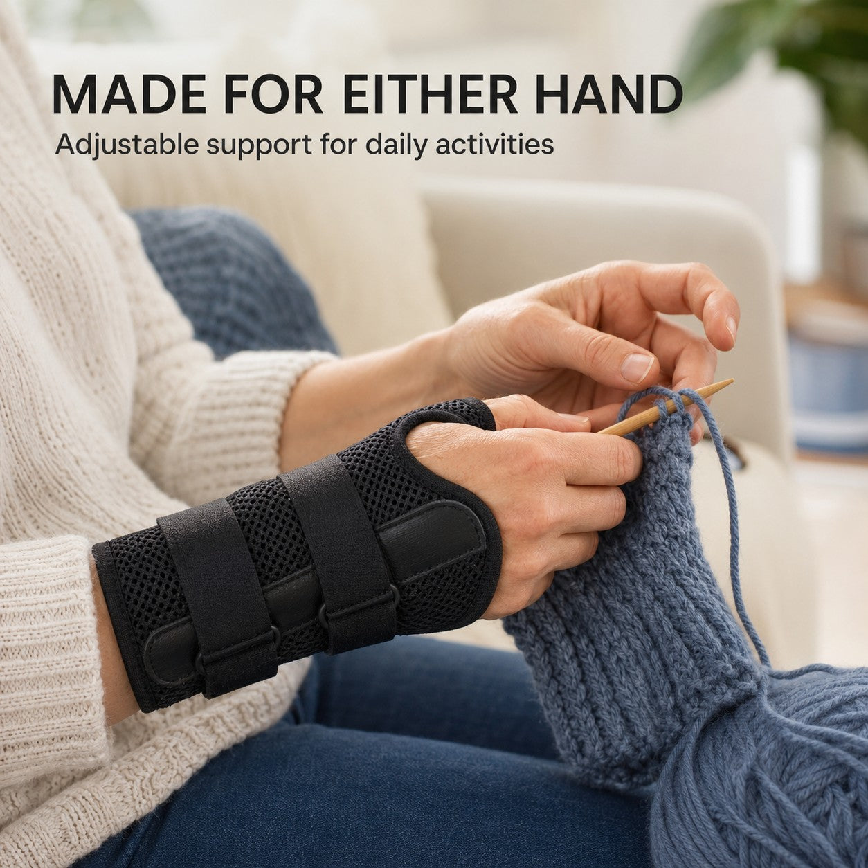 Made to fit either the left or right hand
