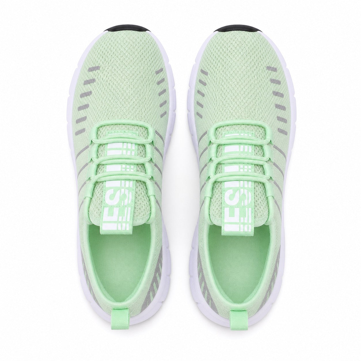 Stride Colorful Outdoor Walking Shoes For Women Colour Mint Green Top Down Detail