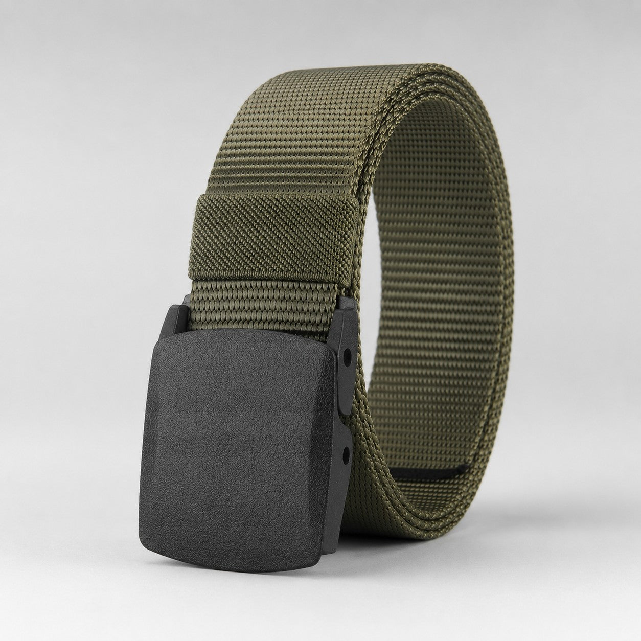 TacGrip nylon tactical belt in army green