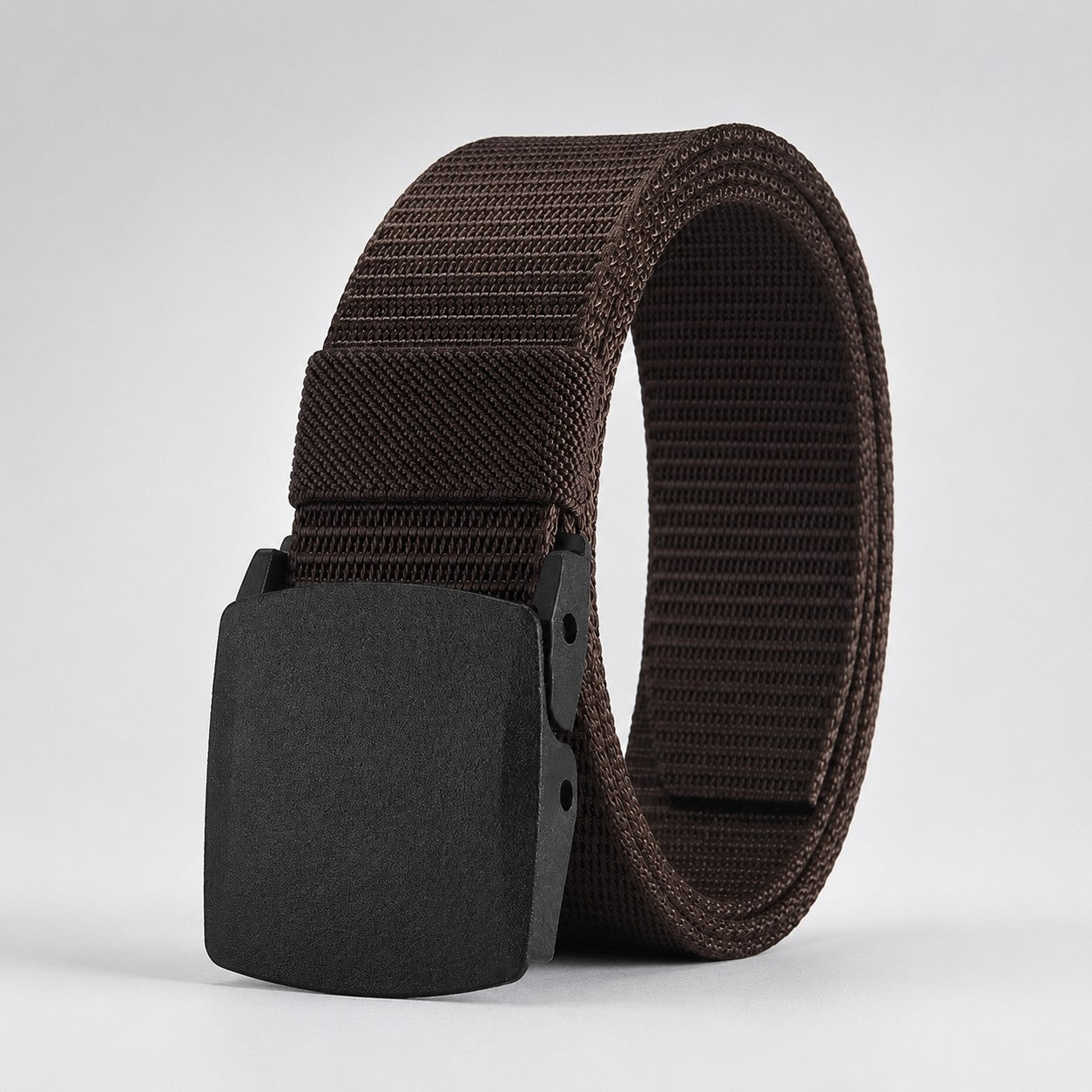 TacGrip nylon tactical belt in coffee brown