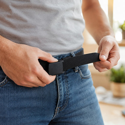 Adjusting the TacGrip belt buckle with one hand