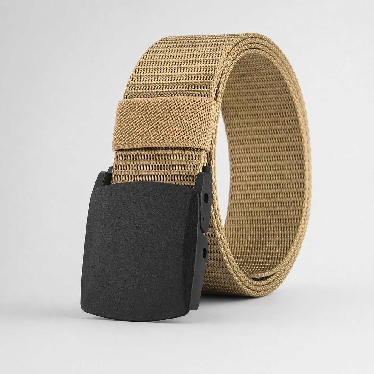 TacGrip nylon tactical belt in khaki