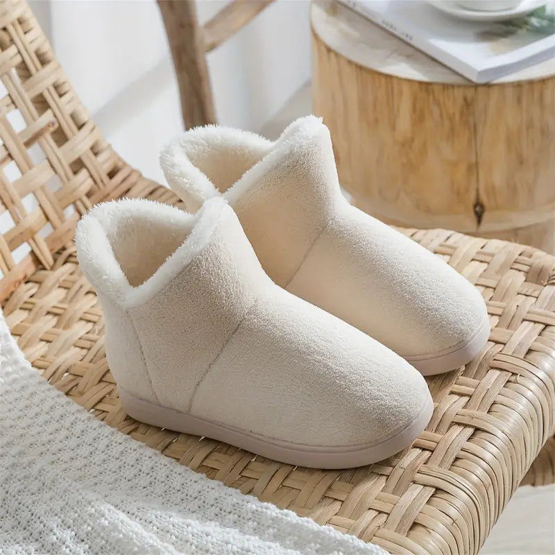 Women's Cozy Sherpa Lined Ankle Boot Slippers