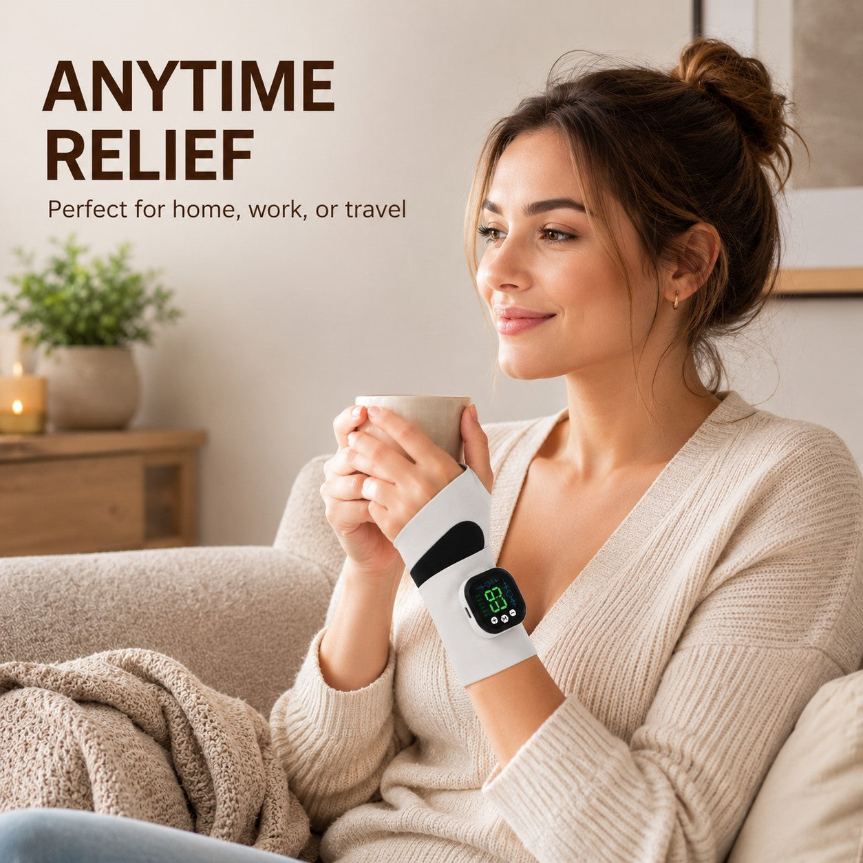 Anytime relief, perfect for home, work or travel