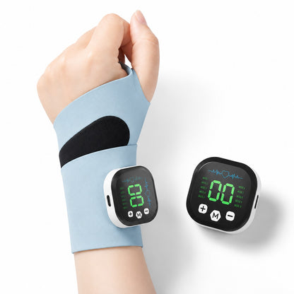 WristEase EMS wrist massager in blue