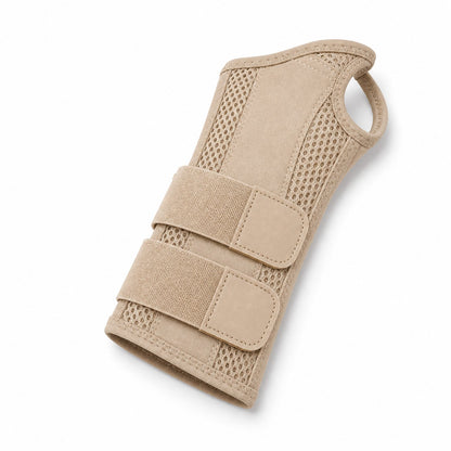WristGuard wrist and thumb support brace in beige