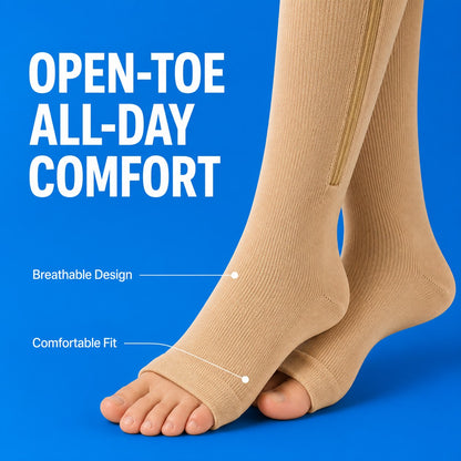 Open-toe all-day comfort